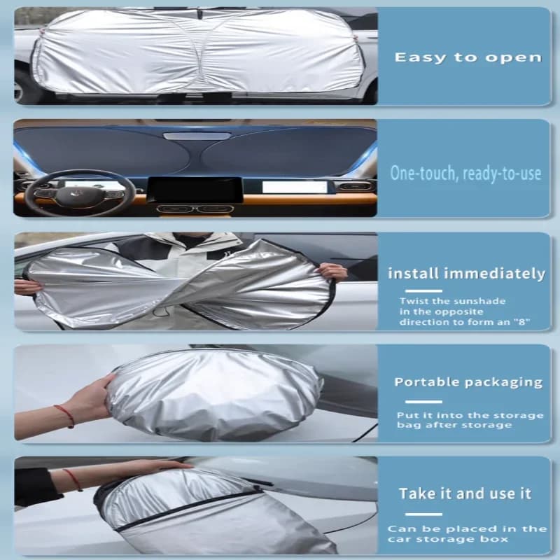 Visiera parasole per auto per Toyota Alphard Crown Vellfire AH30 2015 ~ 2023 Parabrezza anteriore Parasole Isolamento termico Accessori auto estivi