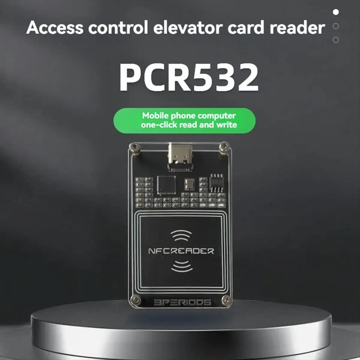 Lettore di Carte IC OK RFID 13.56Mhz PCR532 CUID, Modulo Wireless NFC RFID con Interfaccia Type-C