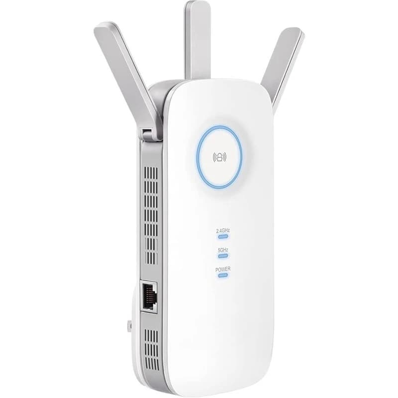 AC1900 Range Extender WiFi RE550 | Amplificatore ripetitore wireless dual-band con porta Gigabit Ethernet | Fino a 2200 mq. Piede, 32