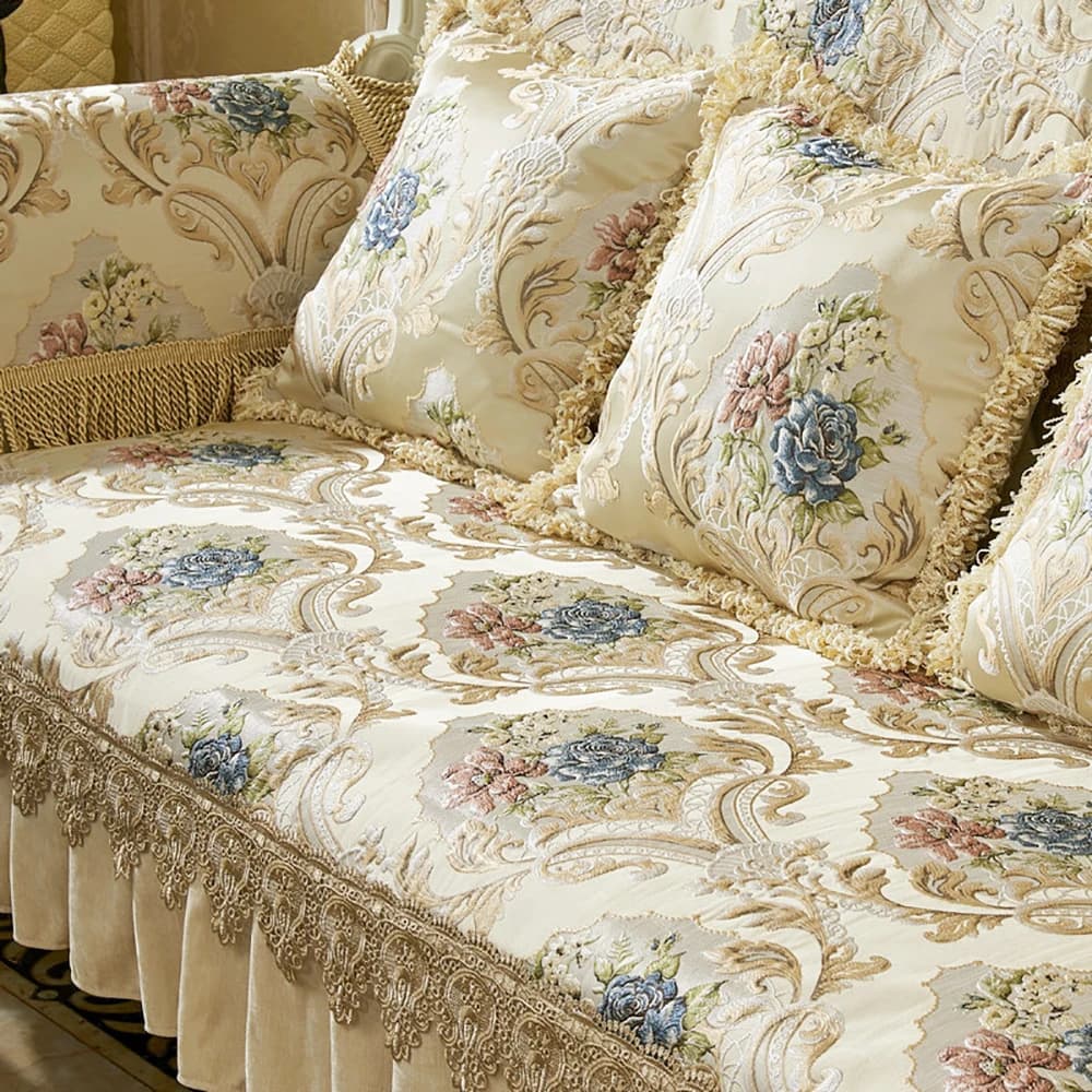 Vintage European Anti-slip jacquard cover Universal luxury fog for four seasons Furniture protection