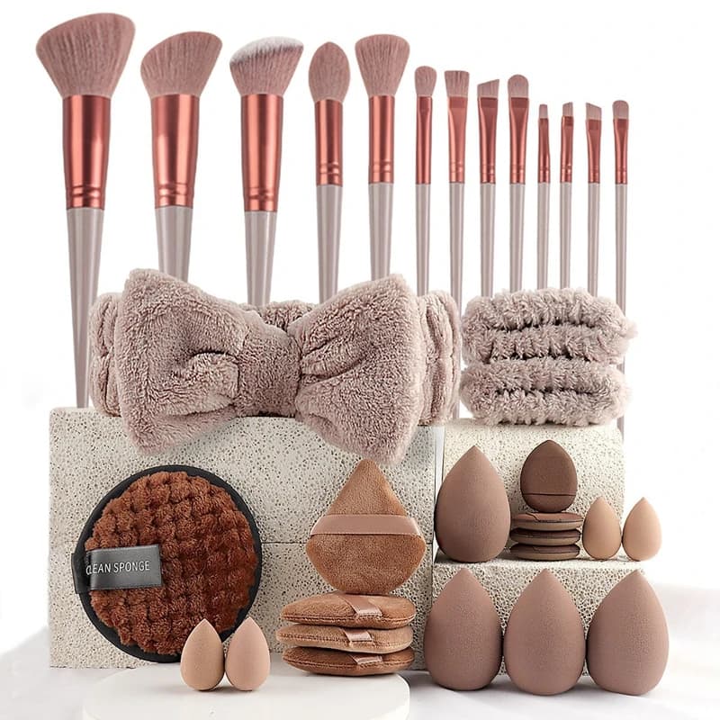 Makeup Brushes Set 13/33pcs Soft Professional Makeup Brush Kit Face Cosmetics Eyeshadow Foundation Powder Blending Beauty Tools