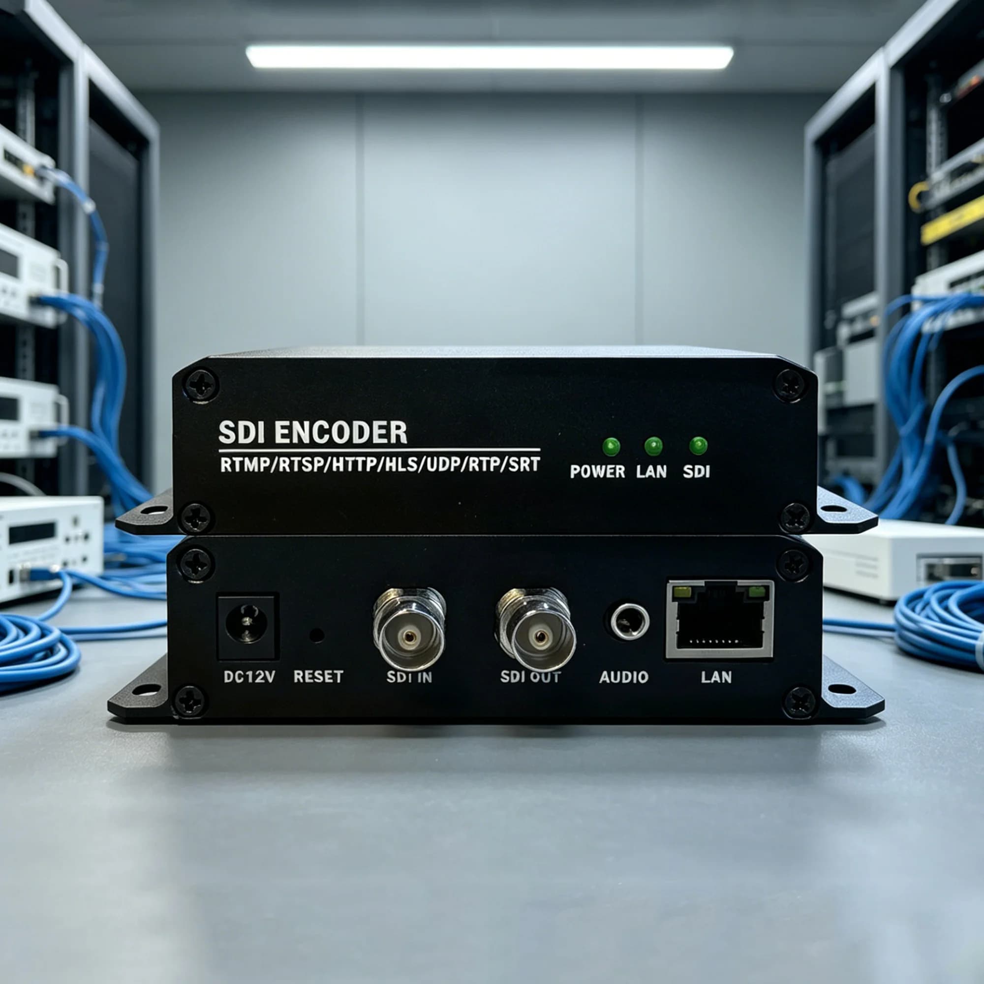 Encoder Live SDI Loop Out H.265 3G HD, Scheda di Acquisizione SD-SDI Portatile, Convertitore da Telecamera Digitale HD SDI a IP IPTV