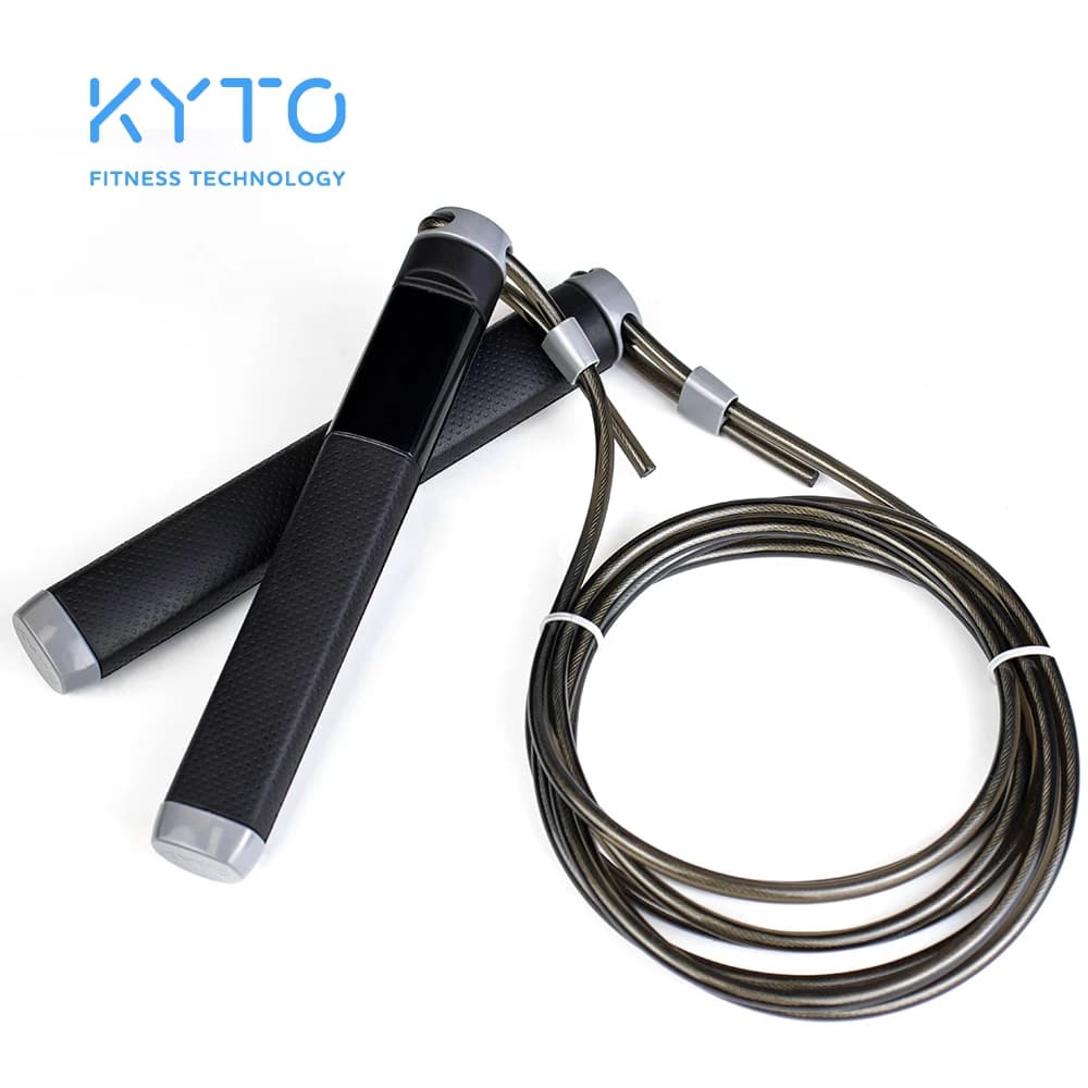 KYTO Smart Jump Rope Jump Rope Jumping Rope With App Data Analysis Adjustable Cord Rechargeable Battery for Women Children Indoor/Outdoor