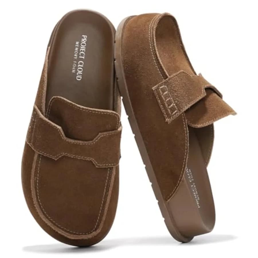 0% Genuine Leather Womens Clogs - Plush and Soft Insole with Arch Support Non Slip Mules and Clogs for Women Footwear - Water R