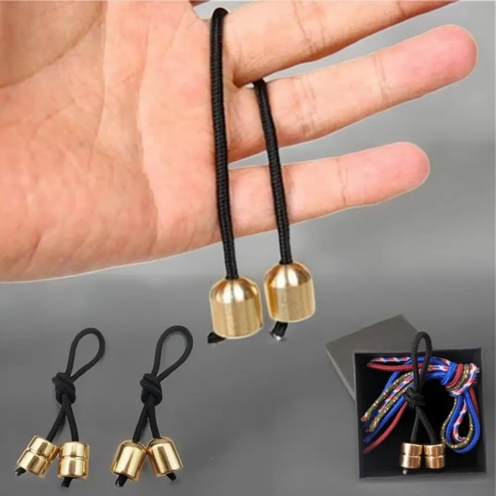 Begleri Perline di preoccupazione in rame Giocattolo agitato - Abilità delle dita Sollievo dall'ansia Arte cinetica senza arresto per uomini Donne Gioco con la punta delle dita