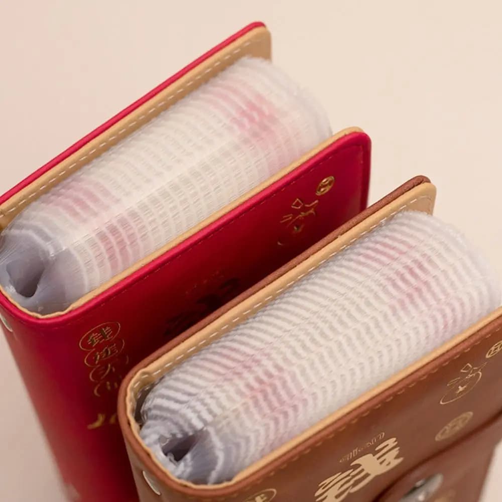 With Password Lock Saving Money Binder Handbook Wallet Storage Budget Binder with Lock Cash Envelopes 50/100Sheets Account Book