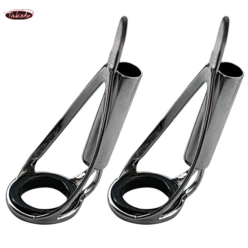 TAKEDO TN07 5PCS CRTST fishing rod guides Titanium oxide fishing factory Guide rod Ring repair kit salt water for fishing
