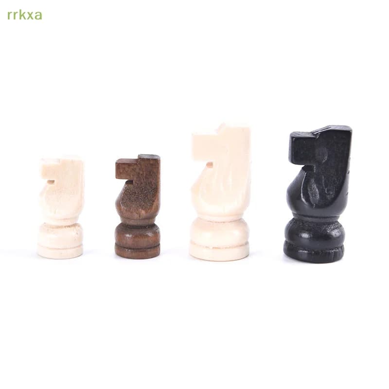 32 pezzi di scacchi in legno Scacchi completi Set di scacchi con parole internazionali Scacchi