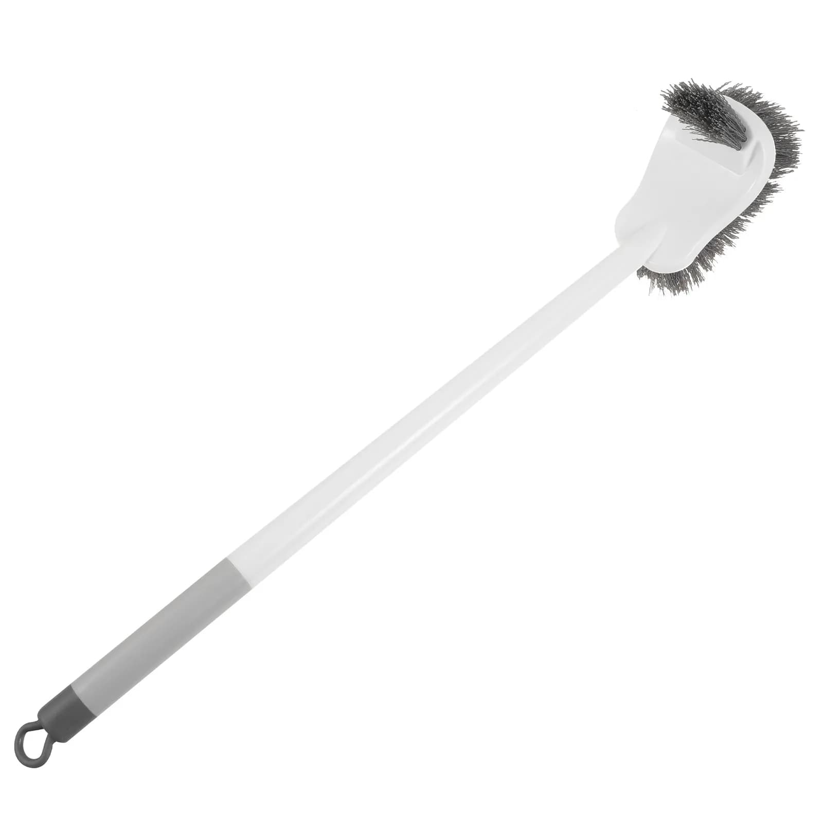 Spazzola per WC Resistente con Setole Dure, Strumento per la Pulizia del Bagno, per Vasca, Piastrelle, Pavimento, Doccia, Montabile a Parete