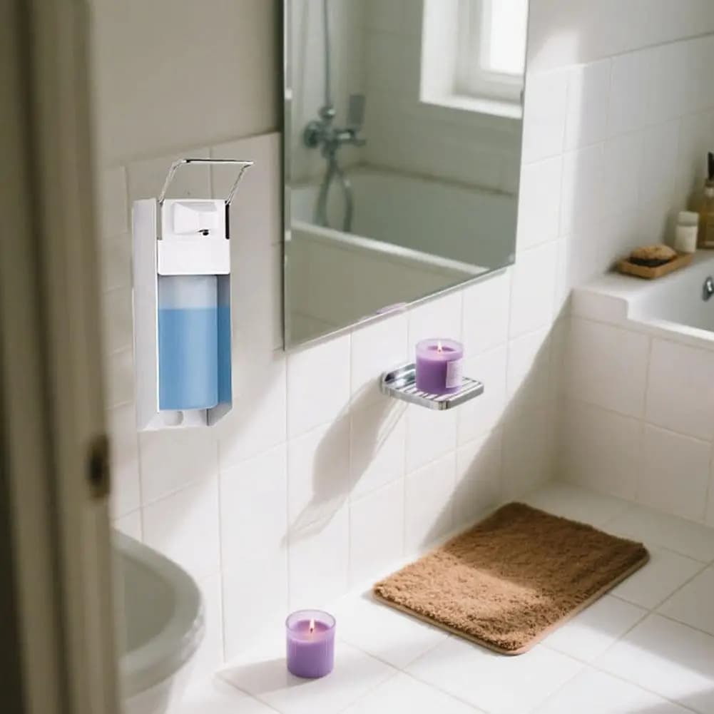 Easy Installation 500ml Soap Dispenser Office Environment Generous 500 Ml Capacity For Public Restrooms 500ml Liquid Dispenser