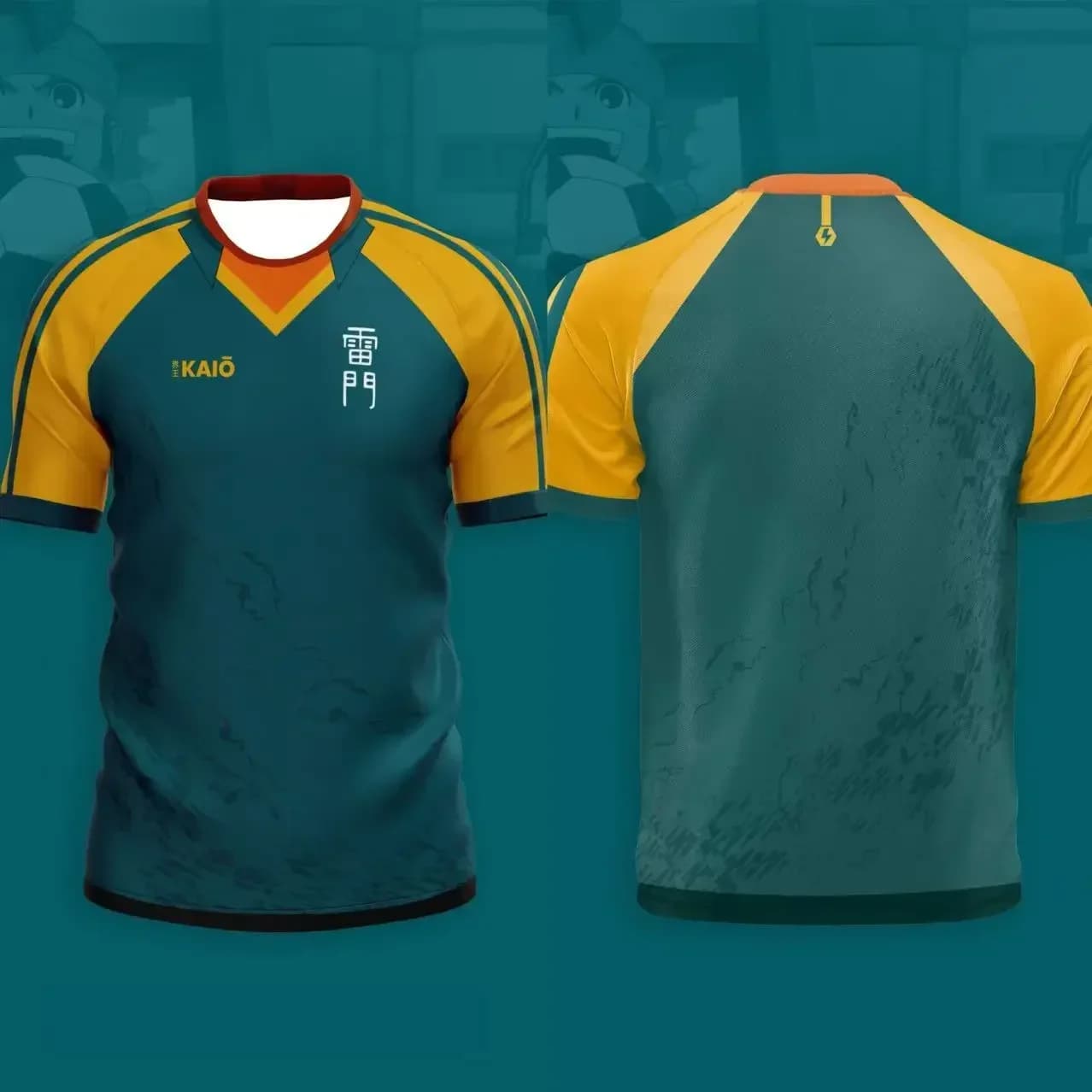 Giappone Calcio Anime Maglietta da uomo Jersey Inazuma Eleven Kaio Ragazzi Ragazze Abbigliamento Sport Casual Ad asciugatura rapida Allenamento quotidiano oversize