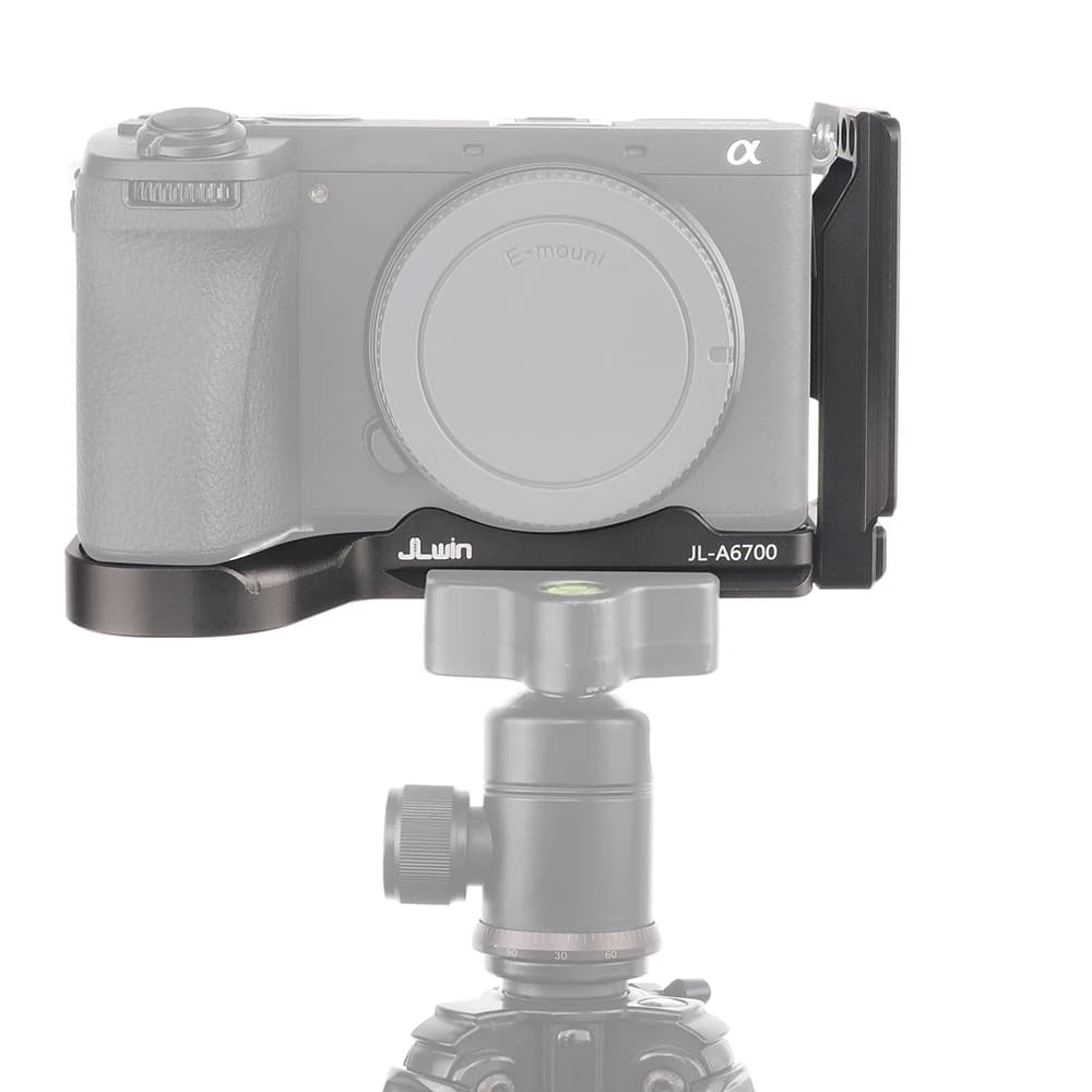 L-shaped FOTGA for Sony A6700 Camera Bracket Plate Base Plate Shooting Quick Release Vertical QR 1/4 Screw Vertical Stabilizer Tripod