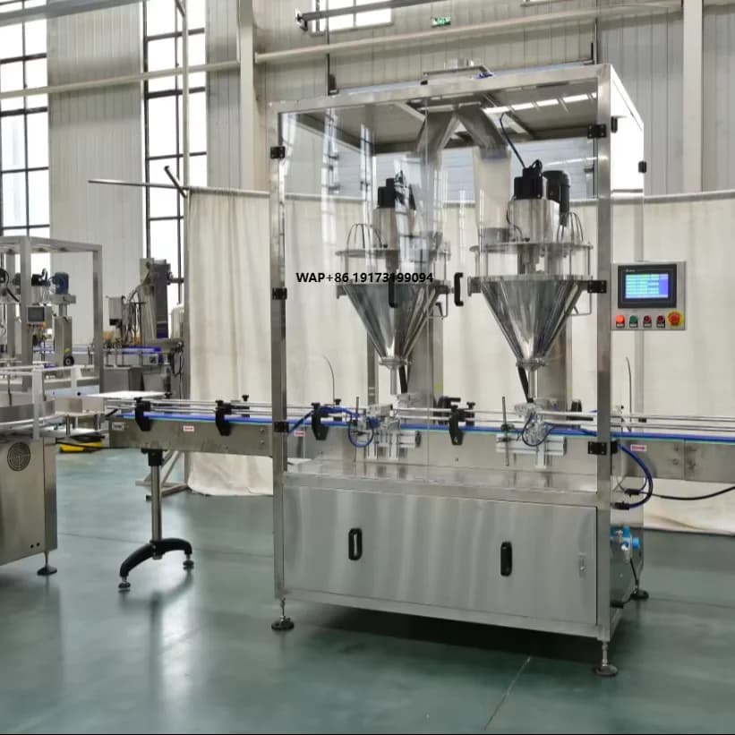 Production Line for Packing and Baking Milk in Powder, Milk Serum Proteins, Milk Powder Coffee in Cans