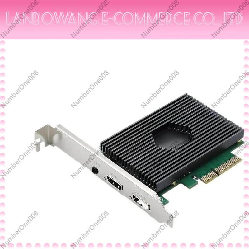 PCIe Internal 4K 60Hz Video Capture Card HDMI Multi Camera Live Streaming Capture Card for DSLR Camera