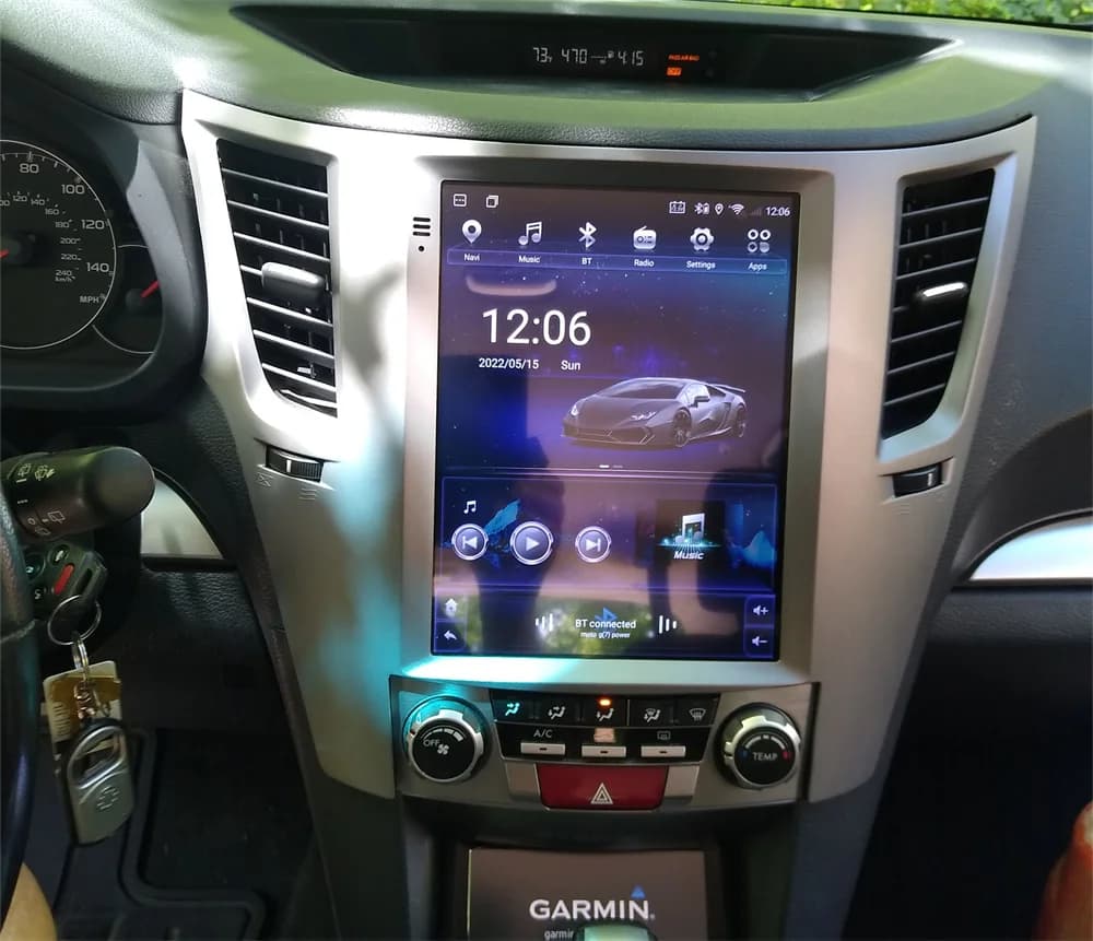 9.7 '' Auto Android 13.0 Stereo GPS Wifi Radio Per Subaru Outback Legacy 2009 - 2014 Lettore Multimediale