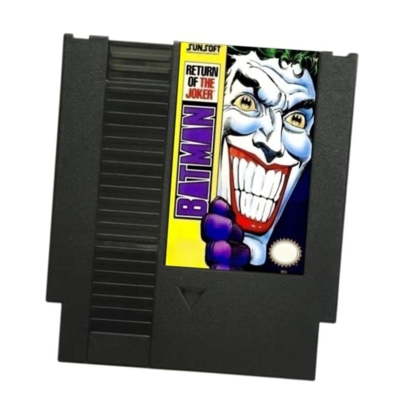 Ritorno della cartuccia di gioco Joker per la scheda di videogiochi NES Console 72pin