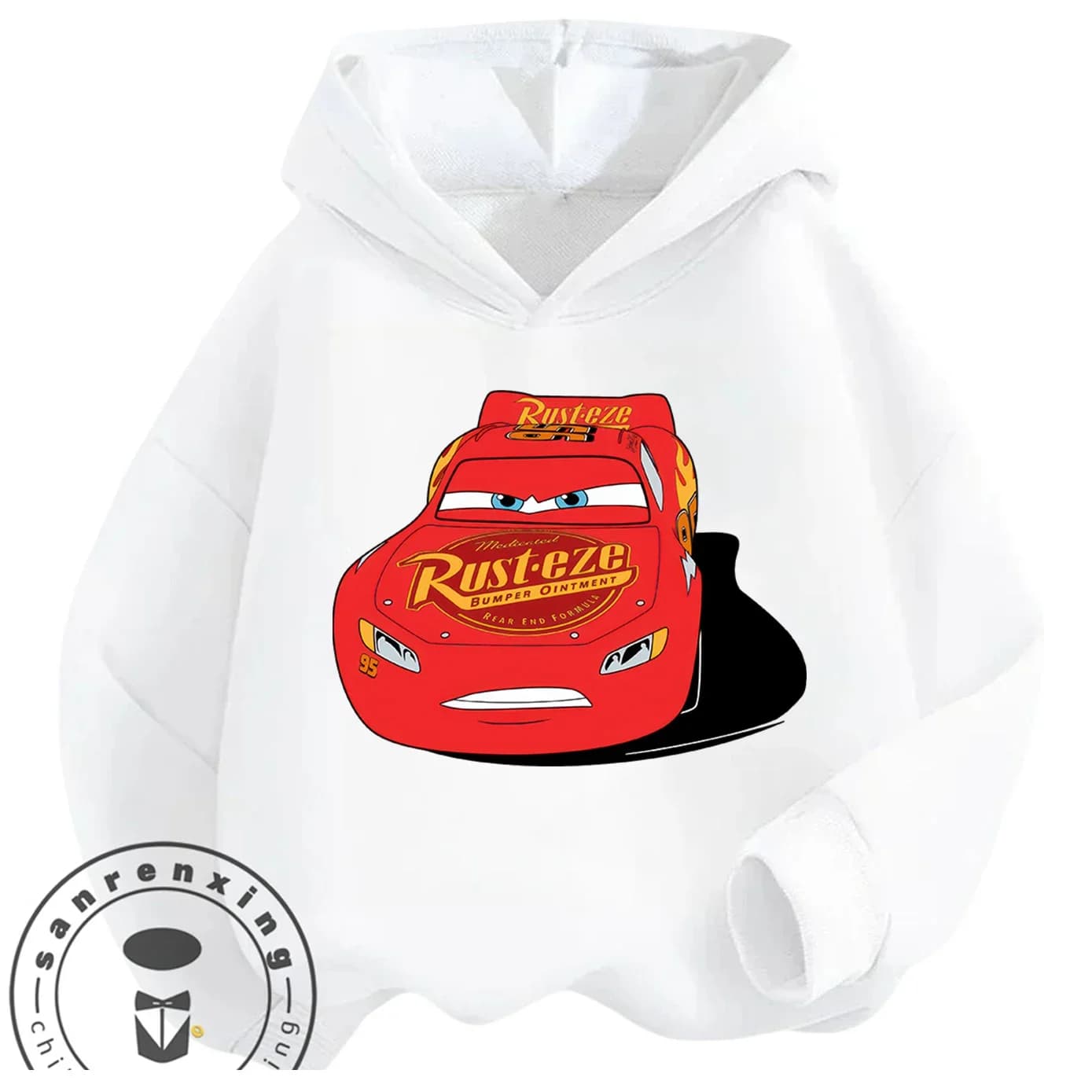 Breathable Soft Children Sweatshirt Cars Modern Printed Hoodie Daily Outdoor Sports Casual Wearing For Active Kids