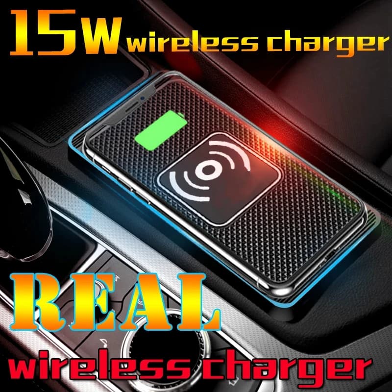 Charger Wireless Car Charge 15w Charging Car Charger Quick Qi Anti-slip Charger for Android Car Wireless Phone Charger for IPhone 11/12/13/14