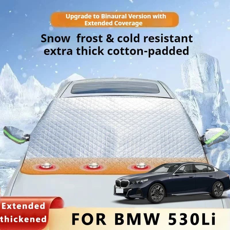 Addensato Auto Ora Parasole Parabrezza Copertura Con 5/9 Magneti Protezione UV Anti Neve Luce Solare Per Parabrezza Anteriore Per BMW 530Li