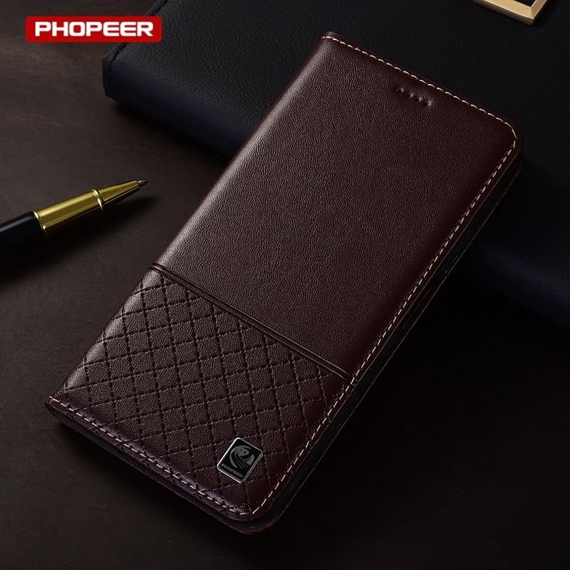 For Xiaomi Poco F8 F7 Ultra F6 F5 Pro F4 GT F3 Genuine Leather Case for Poco M3 M4 M5S M6 M7 Pro C65 C55 C61 Flip Wallet Cover