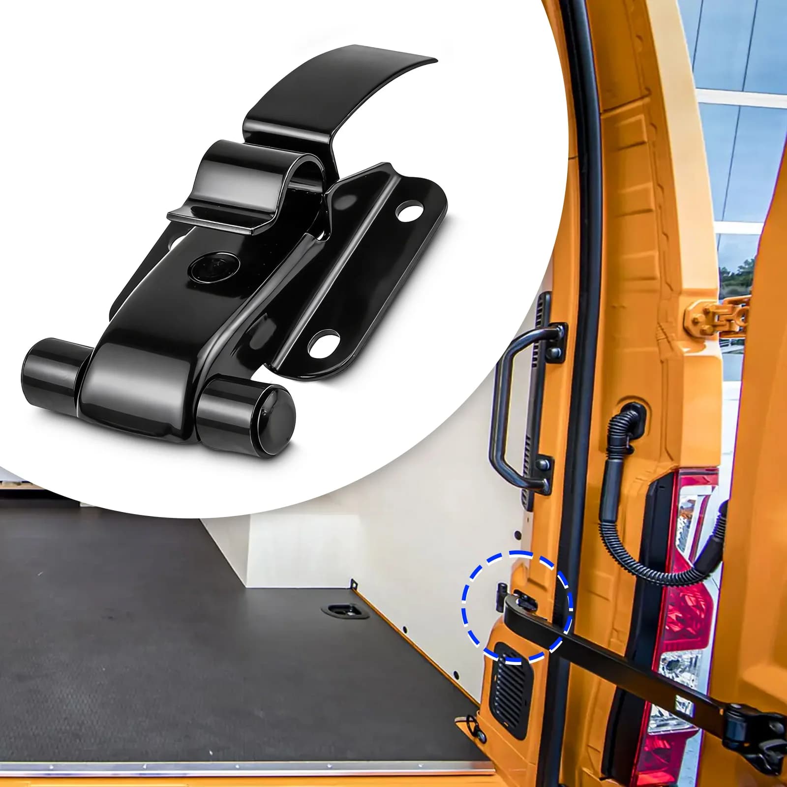 1pc posteriore sinistra = destra porta cinghia di controllo fermaporta cerniera per Renault Master 3 Opel Movano Nissan Nv400 824302481 R. R.