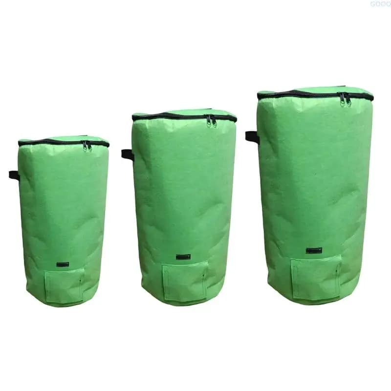 Contenitore per compostaggio e da 23 realizzato in resistente tessuto feltro, ideale per riciclare foglie e