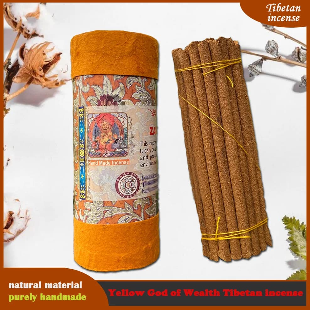Incenso naturale nepalese, Samadhi che offre incenso di Buddha, incenso tibetano per purificare e lenitivo, bastoncini di incenso fatti a mano