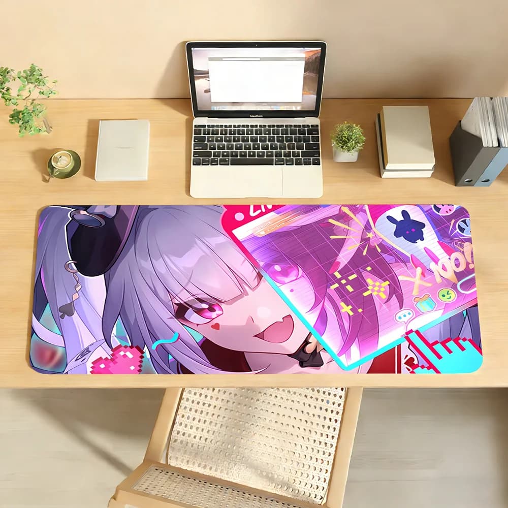 Tappetino per mouse grande antiscivolo in gomma, regalo per gamer, tappetino da scrivania anime per computer, laptop, ufficio, decorazione, accessori da gaming