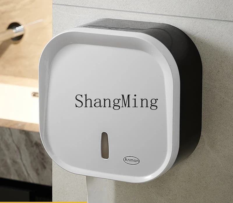 Portarotolo grande da bagno DSA per hotel, porta carta igienica grande senza foratura, porta rotolo grande per WC