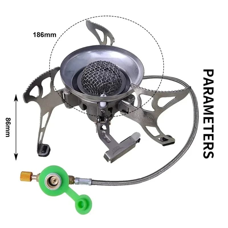 BRS 1400-2900W Infrared Burner, Gas Stove for Exterior, Multifunction Camping Equipment, BRS-15