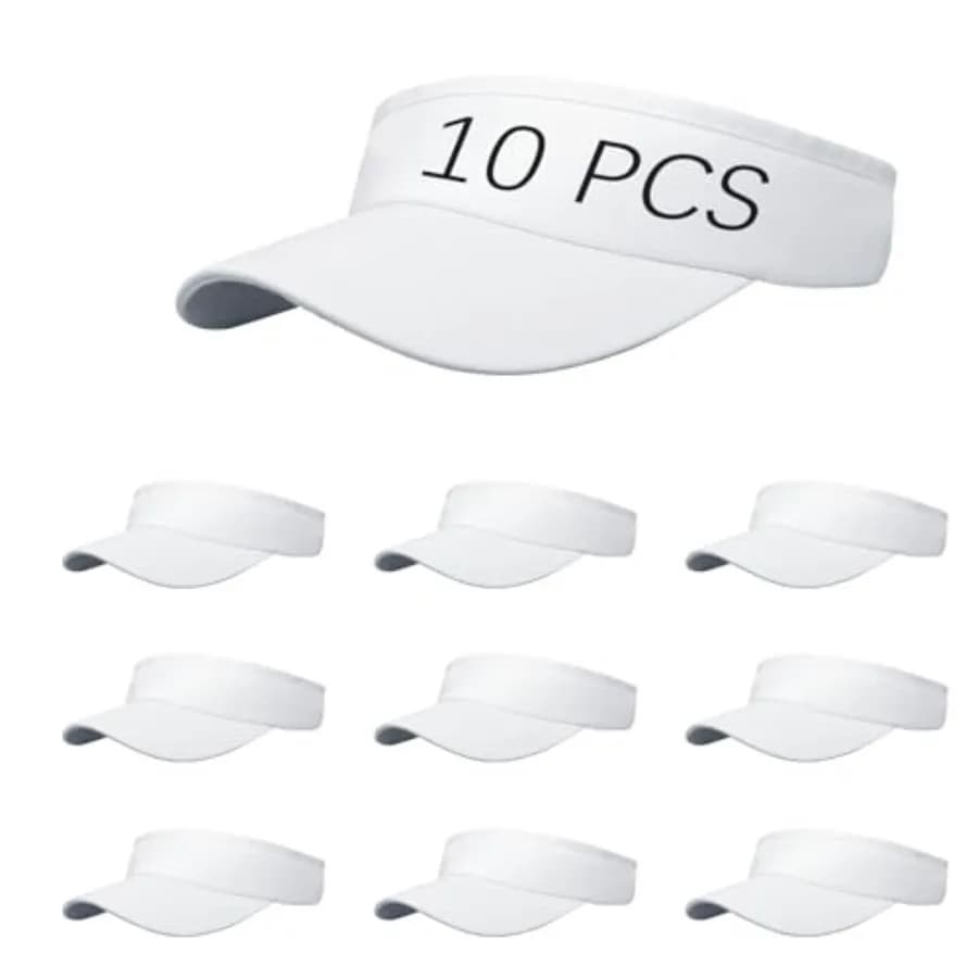 Adjustable Sport Sun Visor Hats Bulk Solid Color Blank Golf Cap Anti Ultraviolet for Beach Tennis Baseball