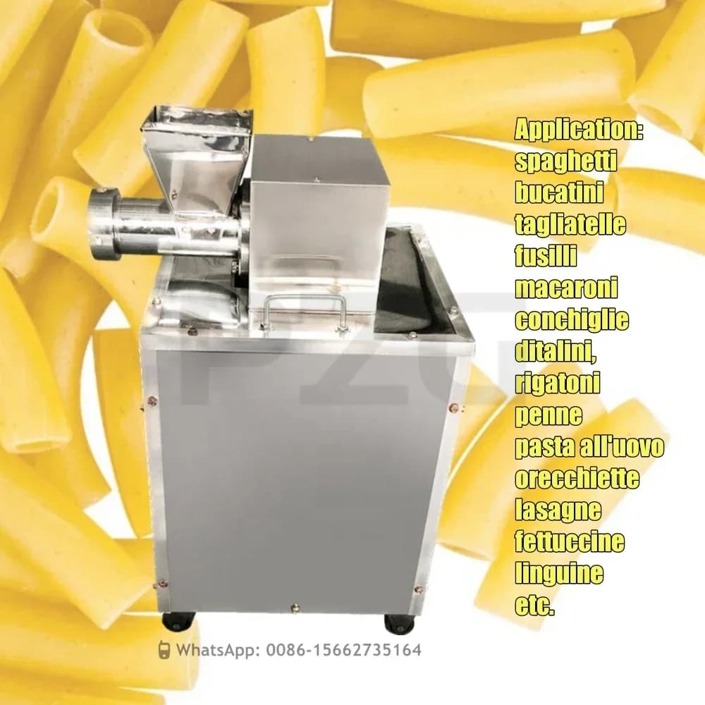 Macchina industriale per la produzione di spaghetti Fettuccine Lasagne Macaroni Orecchiette Linguine Pasta Maker che produce macchina per estrusione