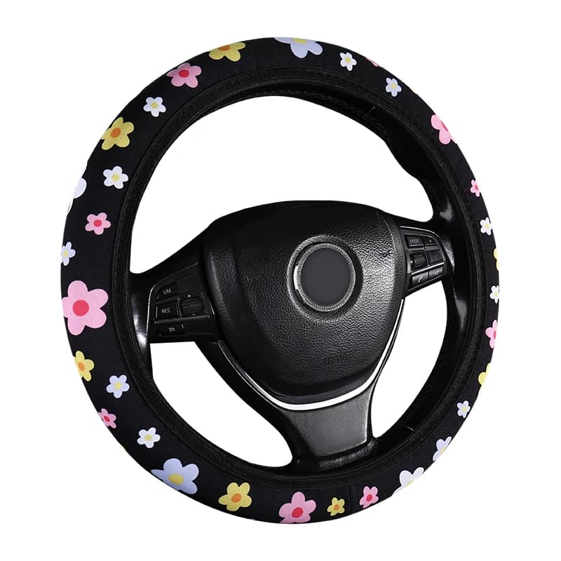 Car Cover Print Anti-slip flowers Universal protection for wheel for car Interior accessories