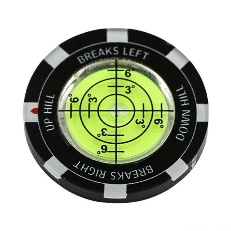 31BE Golfs Green Reader Putt Indicatore palline da golf Golf Putting Aid Livelle a bolla