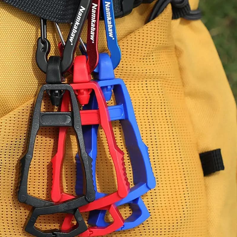 Porta Guanti da Lavoro Multifunzionale con Fibbia di Sicurezza per Lavoratori Edili, Cintura Antiscivolo per Guanti