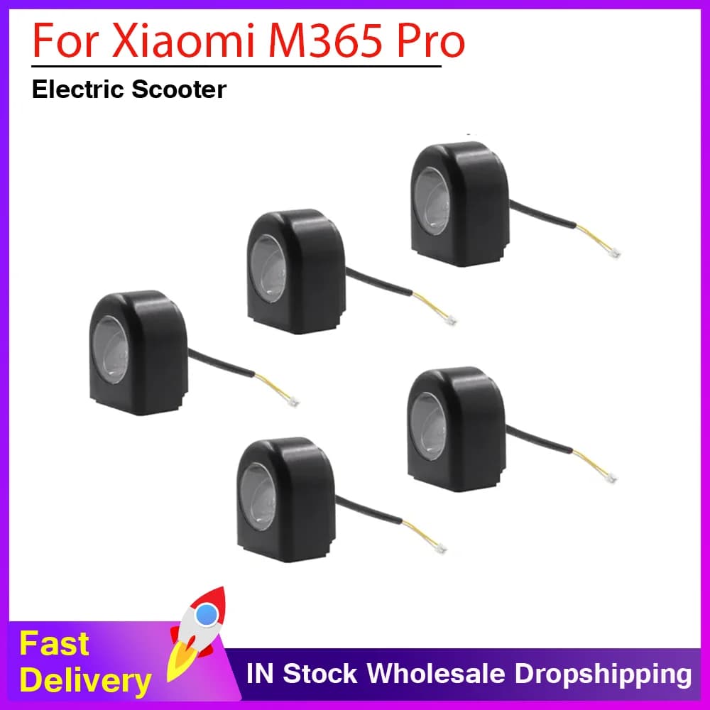1/3/5 Pezzi Ricambio Faro Anteriore per Monopattino Elettrico Xiaomi Mijia M365 Pro, Luce LED di Avvertimento, Accessori di Ricambio per Scooter