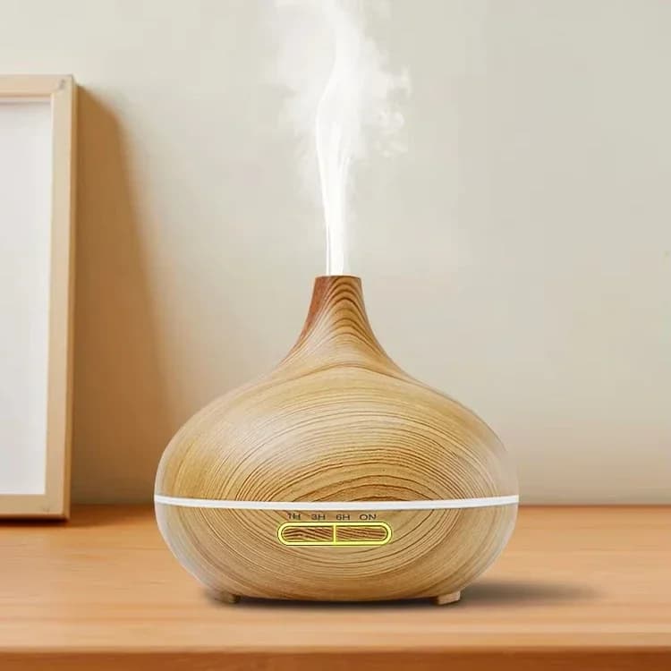 Diffusore di aromi a ultrasuoni da 300 ml con finitura effetto legno, best seller, in offerta speciale, per uso domestico.