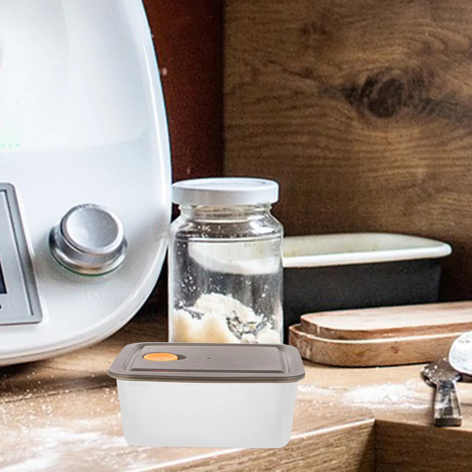 Contenitori per Alimenti in Acciaio Inox, Scatole Sigillate Riutilizzabili Salvaspazio per Congelatore, Frigorifero, Preparazione Pasti e Snack