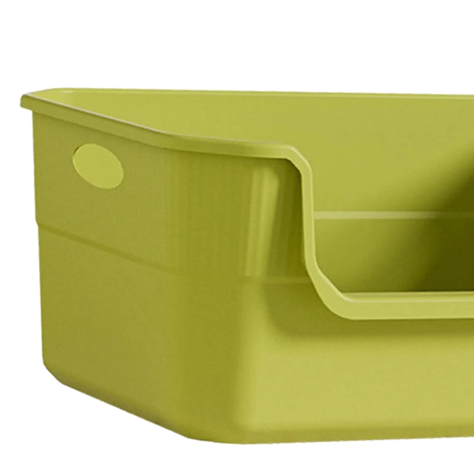 Open Litter Box Anti Splashing Portable Kitty Litter Pan Easy Carry High Sided Sifting Litter Tray for Small and Large Cats