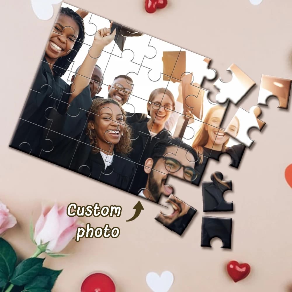 DIY custom puzzle, Customized photo puzzle, Personal portrait, pet commemoration, couple gift, personalized puzzle