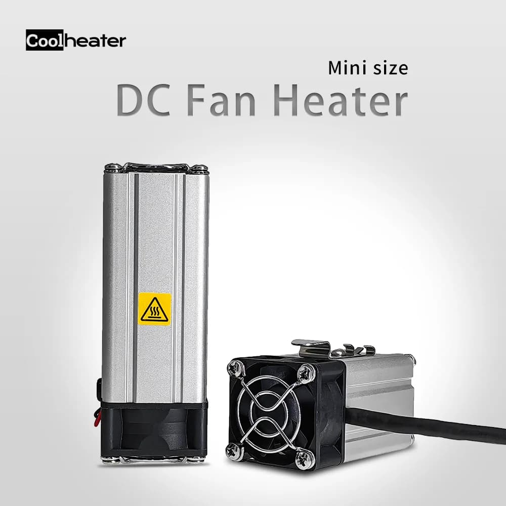 50W 100W Cabinet Mini Industrial electric DC24V Ptc Fan Heater