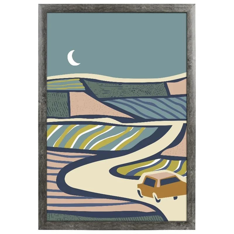 18x24 Picture Frame – Rustic Gray Museum Profile Wall Photo Frame