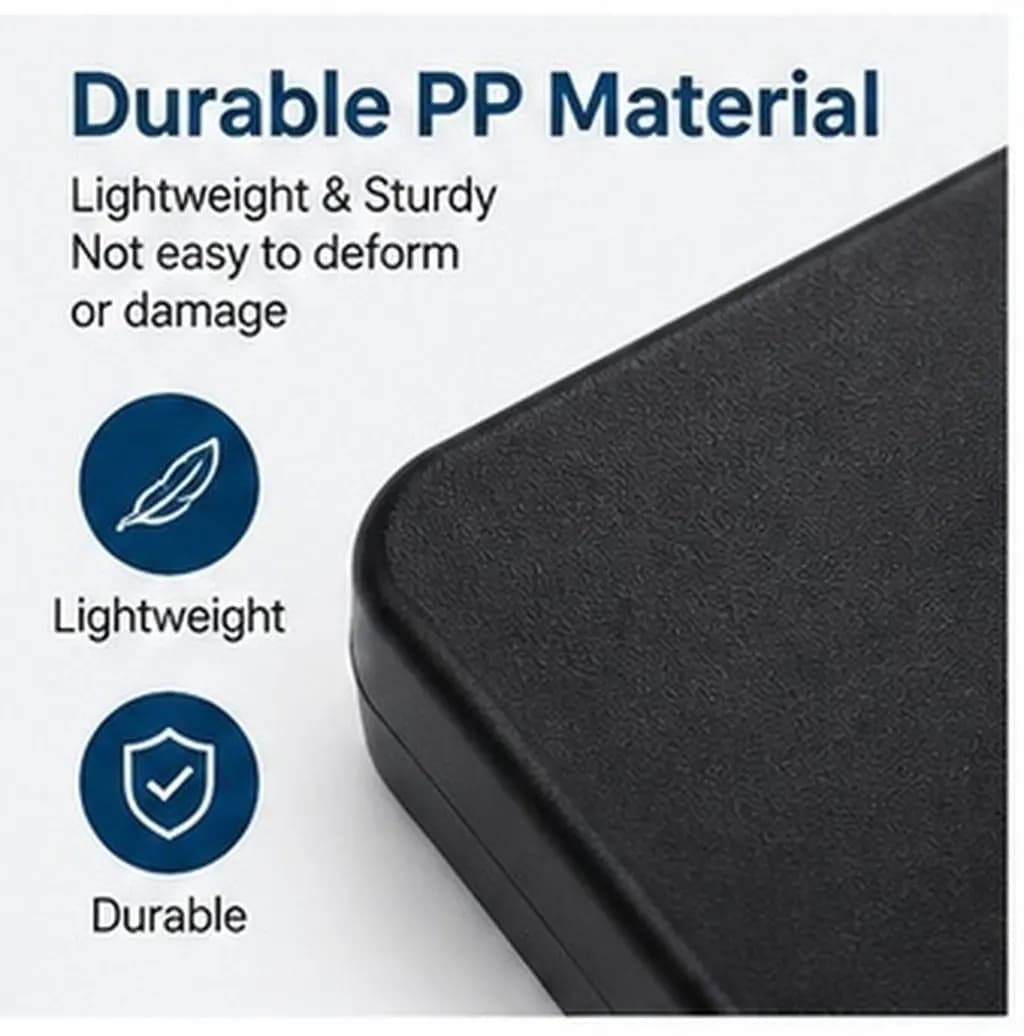 1Pcs Ergonomic Clipboard Storage Box PP Plastic A4 File Folder Openable Design Writing Pad Clip Board for Office Outdoor Wall