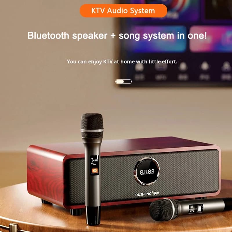 Sistema Home Theater Professionale con Altoparlante Bluetooth per Karaoke, per Giocatori di Karaoke