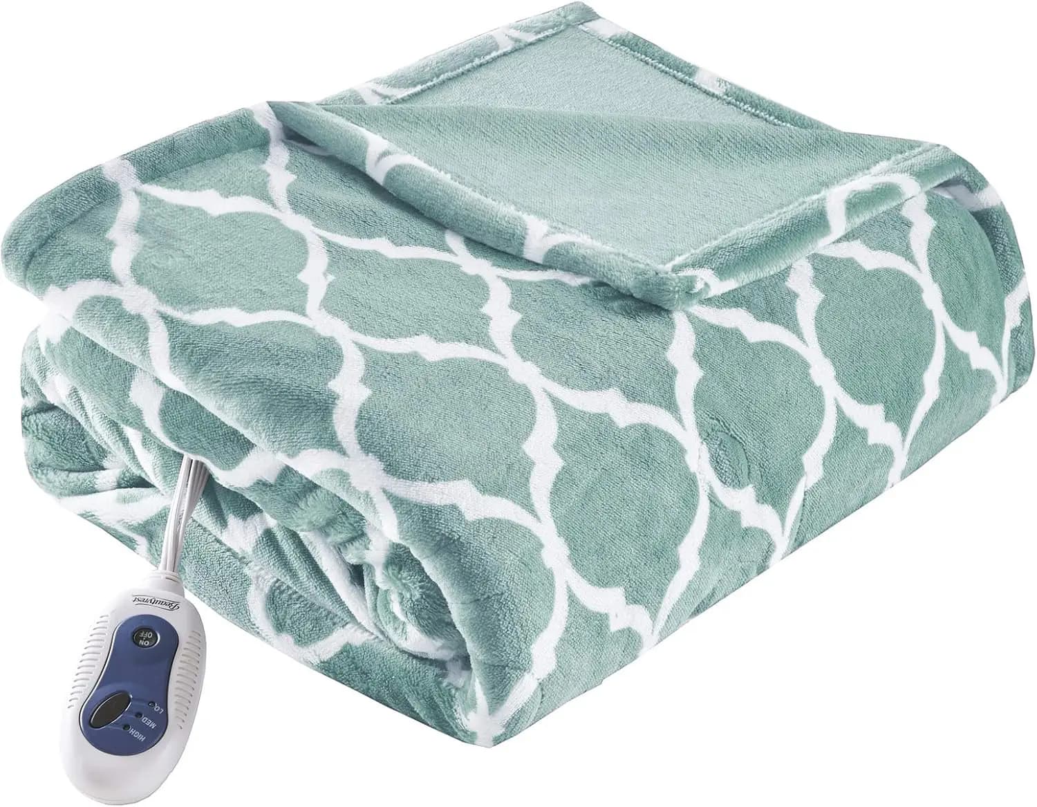 Coperta Elettrica a Riscaldamento Rapido con Spegnimento Automatico, Impostazioni di Calore Multiple, Certificata UL, Lavabile in Lavatrice per Climi Freddi