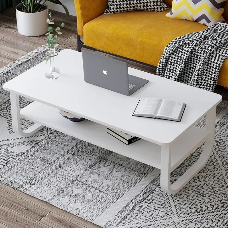 European Coffee Table Light Luxury Modern Simple Frame Legs Tea Table Balcony Replica Small Mimalist Couchtisch Room Furniture