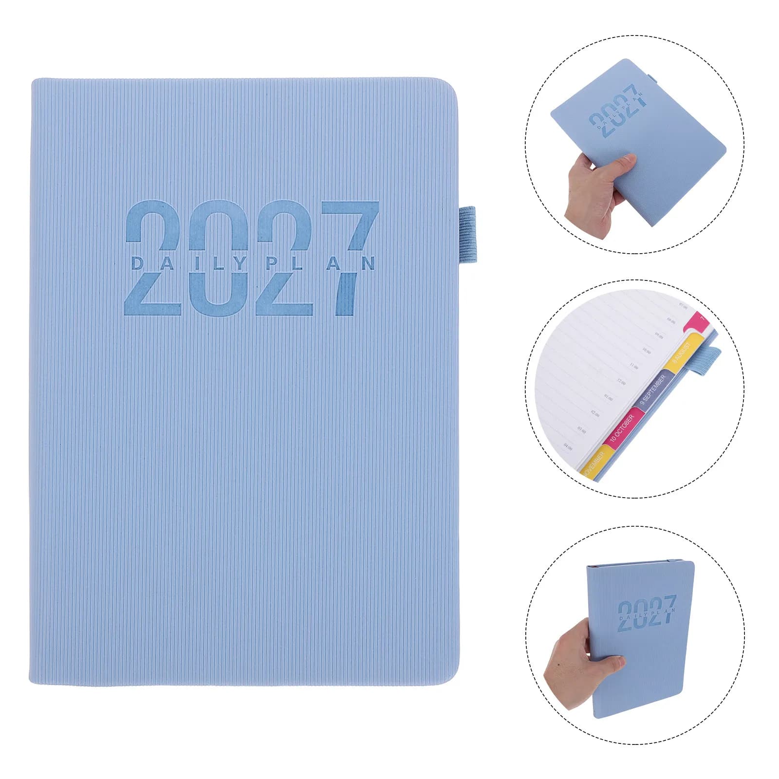 Monthly Planner 2027 Hardcover A5 Daily Weekly Monthly Notebook for Work Study Appointment Schedule Journal Agenda Planner 2027