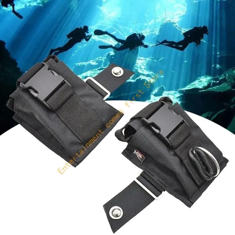 8LB Diving Weight Belt Pocket Diving Weight Pouches with Fast Release Buckles 55KD