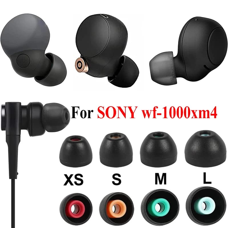 Silicone earphones for Sony WF-1000XM4 WF-1000XM3 True Wireless Earbuds Tips ear plugs Silicone case for earphones