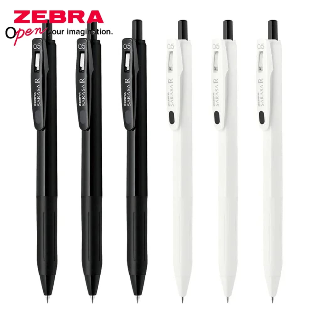 Giappone Zebra Penna Gel JJ29 Penna a sfera SARASA R Stampa ad asciugatura rapida Base d'acqua 0.4/0.5mm Firma Penne carine Cancelleria scolastica